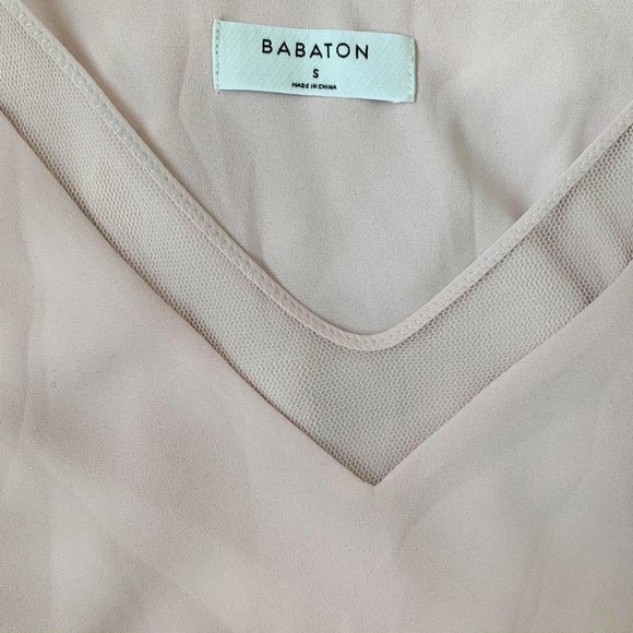 ARITZIA (BABATON) PINK CAMISOLE BLOUSE - Size S - Picture 3 of 3